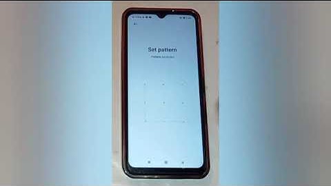 How to set pattern lock in redmi 8a,set pattern lock setting