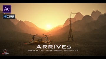 ARRIVES ELEMENT 3D CONCEPT ART| 100% INSIDE E3D|AFTER EFFECT|MASTER VFX STUDIO|TUTORIAL|IN HINDI