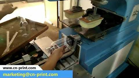 LC PM2 250T 2-color plastic bottle rotary bottles pad printer