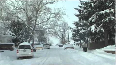Snow Day in Marion, Indiana
