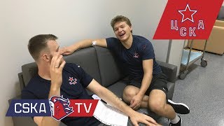 Никита Нестеров, Кирилл Капризов и Михаил Григоренко проходят медосмотр Никита Нестеров, Кирилл Капризов и Михаил Григоренко проходят медосмотр