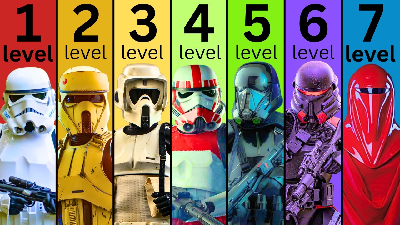 The 7 Levels of Stormtroopers, Explained In Detail