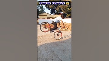 Stoppie practice 😱 #cyclestunt #stunt #stoppie #ytshorts #shorts #mtb #shortsfeed #vlog #viralvideo