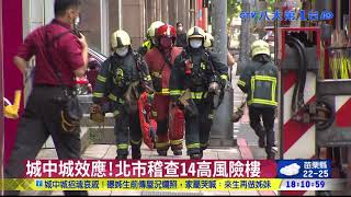 城中城效應!北市稽查14高風險樓 八大民生新聞 2021101602