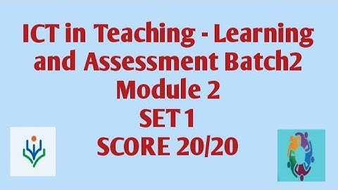 ICT in Teaching Learning-Assessment-Batch2