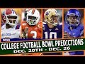 College Football Bowl Game Picks, Odds and Predictions for ...