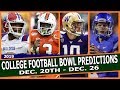 College Football Bowl Projections 2019: UPDATED CFP ...