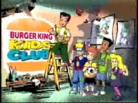 Burger King Kids Club Sketchbook 1998 Mexico Youtube
