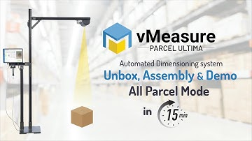 vMeasure Parcel Ultima Gold - All Parcel Mode Without Weighing Scale | Dimensioning System
