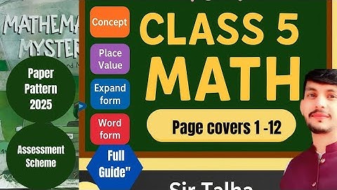 “Grade 5 Math Book 2025 |Assessment Questions | Paper Pattern Explained”| Exam 2025-26