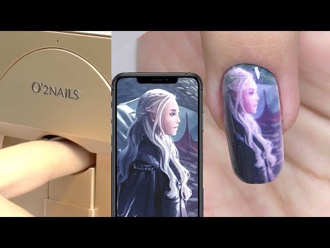 Game of Thrones Nail Art with Nail Printer