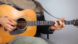 tenor guitar lessons (gdad) part 7: boil them cabbage down cross picking