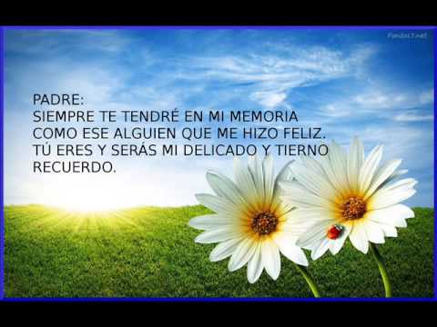 Homenaje a mi padre fallecido - YouTube