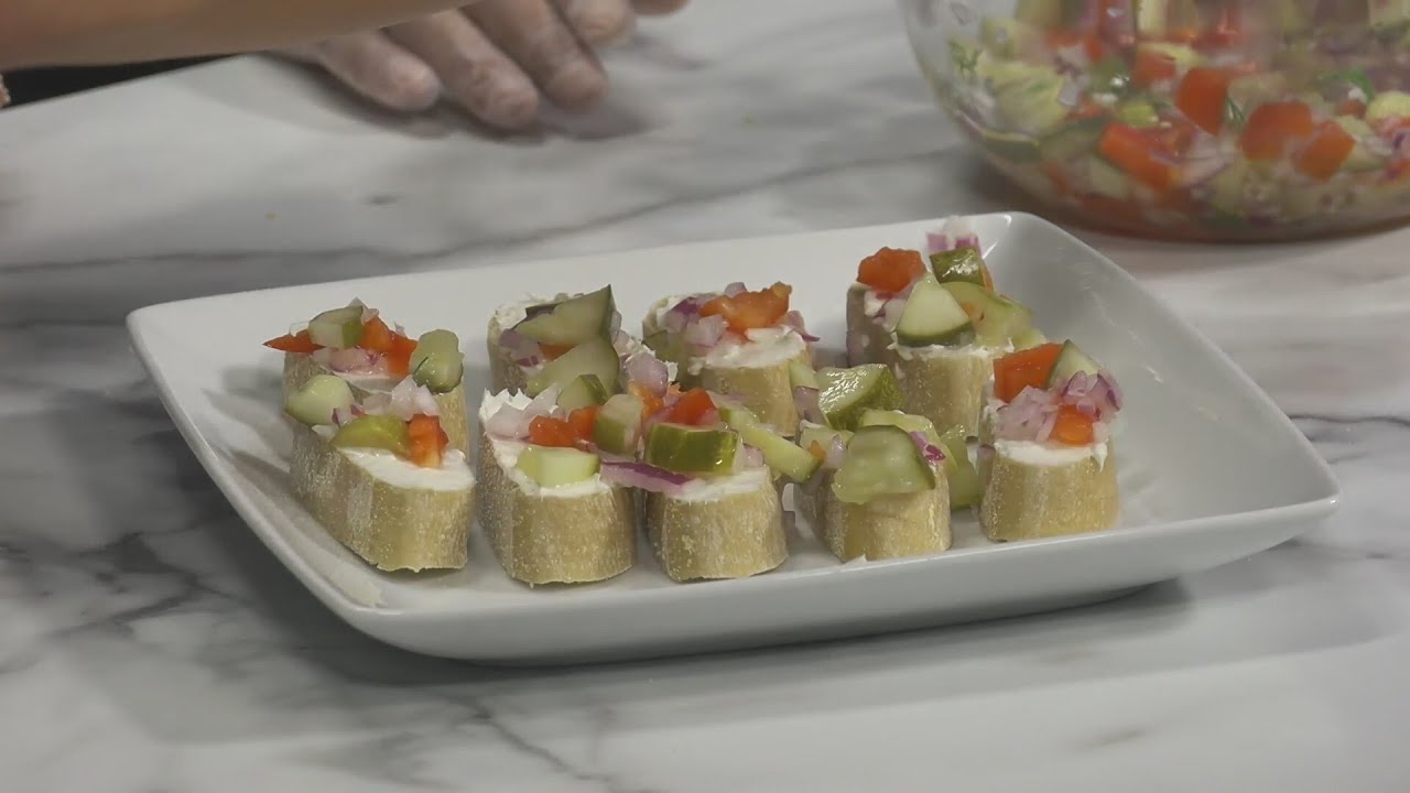 Pickle Bruschetta Part 1 - YouTube