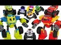 Blaze and the monster machines transforming robot rider defeat dinosaurs dudupoptoy