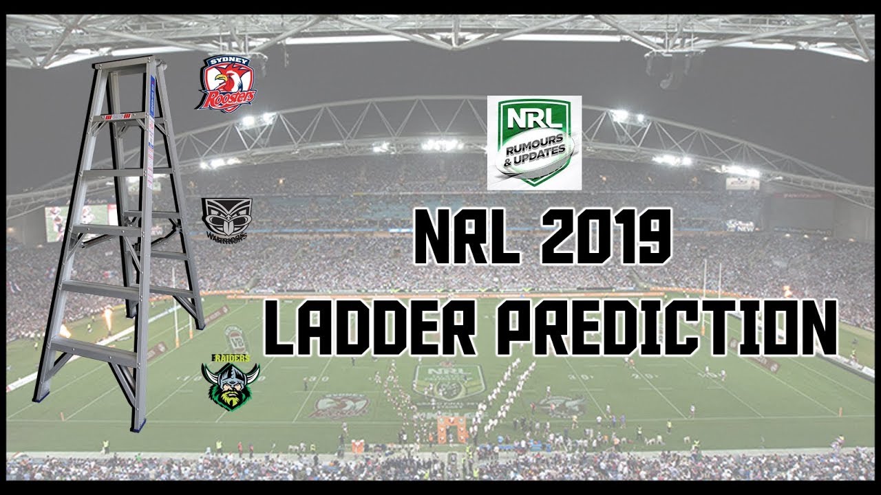 NRL 2019 Ladder Prediction Team Grading YouTube NRL 2019 Ladder Prediction Team Grading YouTube