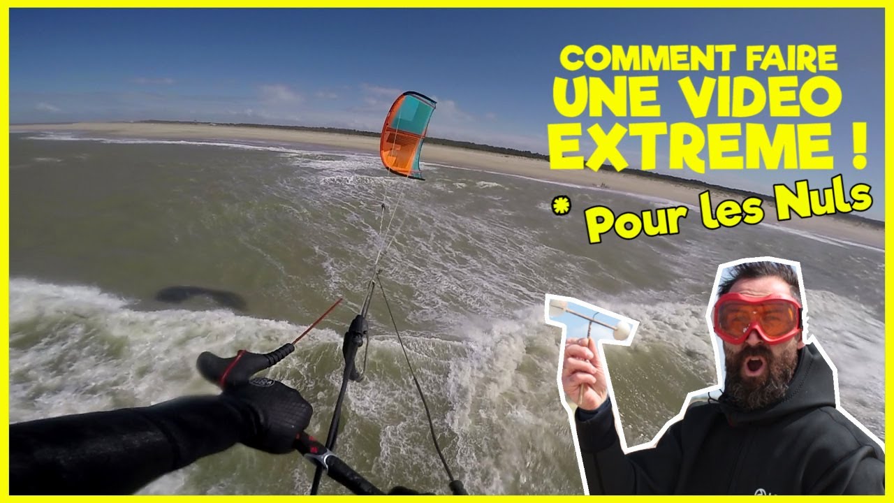 How to make an extreme kitesurf video ! When you suck
