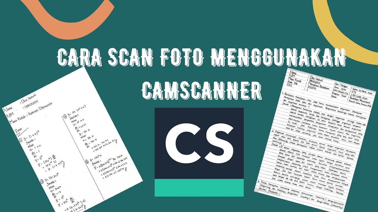 CARA SCAN DOKUMEN KEDALAM BENTUK PNG & PDF MENGGUNAKAN CAMSCANNER
