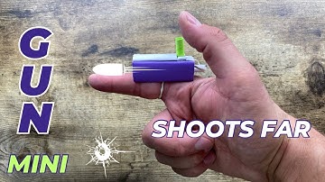 MINI GUN ORIGAMI TUTORIAL | HOW TO MAKE PAPER MINI GUN CRAFTING | DIY FINGER MINI GUN ORIGAMI CRAFT