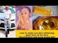 how to make a whitening face glow oil using natura ingredients for discoloration face & acne prone