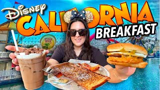 DISNEY CALIFORNIA ADVENTURE PARK BREAKFAST! Newest Breakfast Dining Options-Locations/Reviews + more