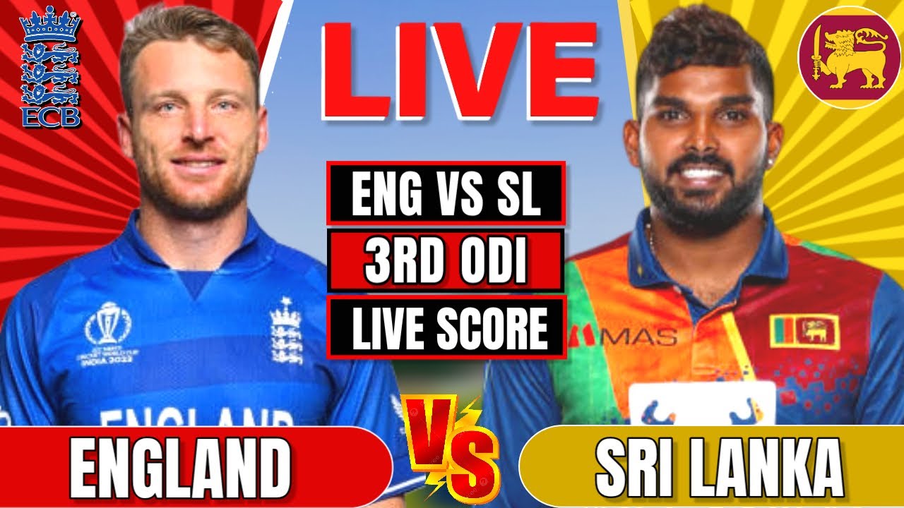Sri Lanka Vs England 3rd ODI Match | Live Score