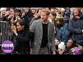 Duke and Duchess of Sussex brave the snow in Bristol