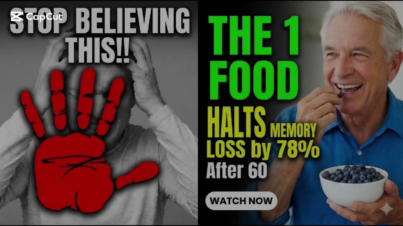 ✅STOP BELIEVING THIS!! The 1 FOOD That HALTS MEMORY LOSS by 78% After 60