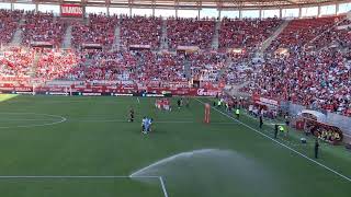 Saltan los jugadores Real Murcia vs AD Mérida