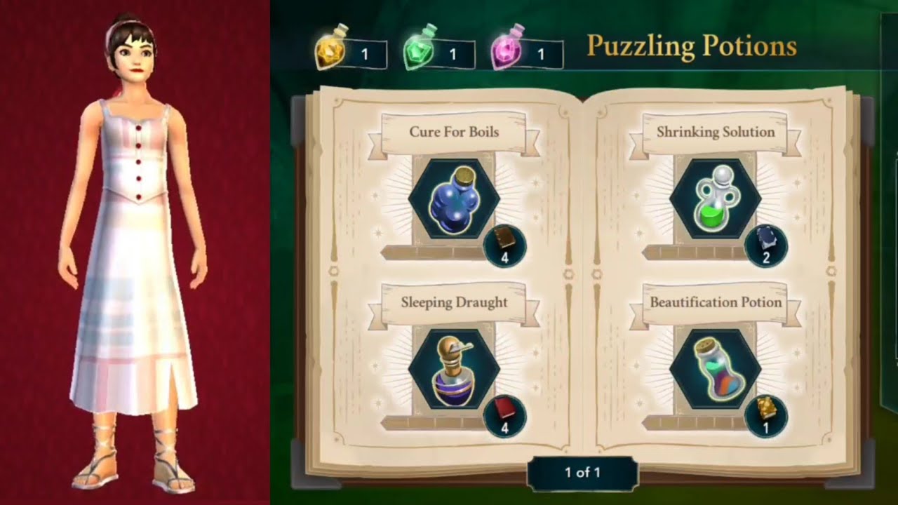 Puzzling Potions | Harry Potter Hogwarts Mystery Walk Through | Outfit