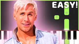 Video thumbnail of "I'm Just Ken - Ryan Gosling (Barbie) | EASY Piano Tutorial"