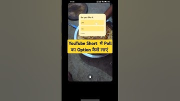How to Add poll youtube short/short poll feature/youtube create poll