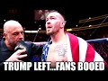 Colby Covington&#39;s Character is Backfiring on him...(Trump Left, his Fans Booing him)