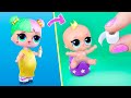 10 Truques e Criações para o Bebê da Boneca  Bebê em Miniatura, Papel Higiênico, Carrinho e Mais!