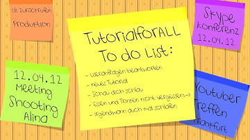 GIMP - Tutorial - Post-it - Zettel - Der kleine Helfer - Deutsch - HD