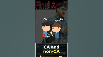 CA and non-CA | Siddharth Agarwal Audit