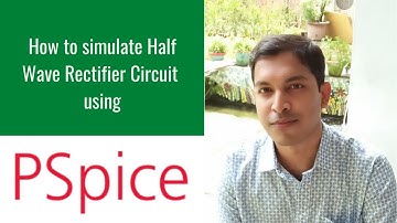 1 Half Wave Rectifier Circuit Simulation using PSpice