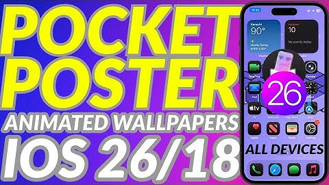 Add Animated Wallpapers on iOS 26 with Pocket Poster | No PC After Setup | Pocket Poster iOS 26