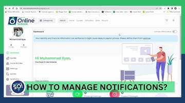 A Guide for Instructors on Managing Notifications in International Online School LMS