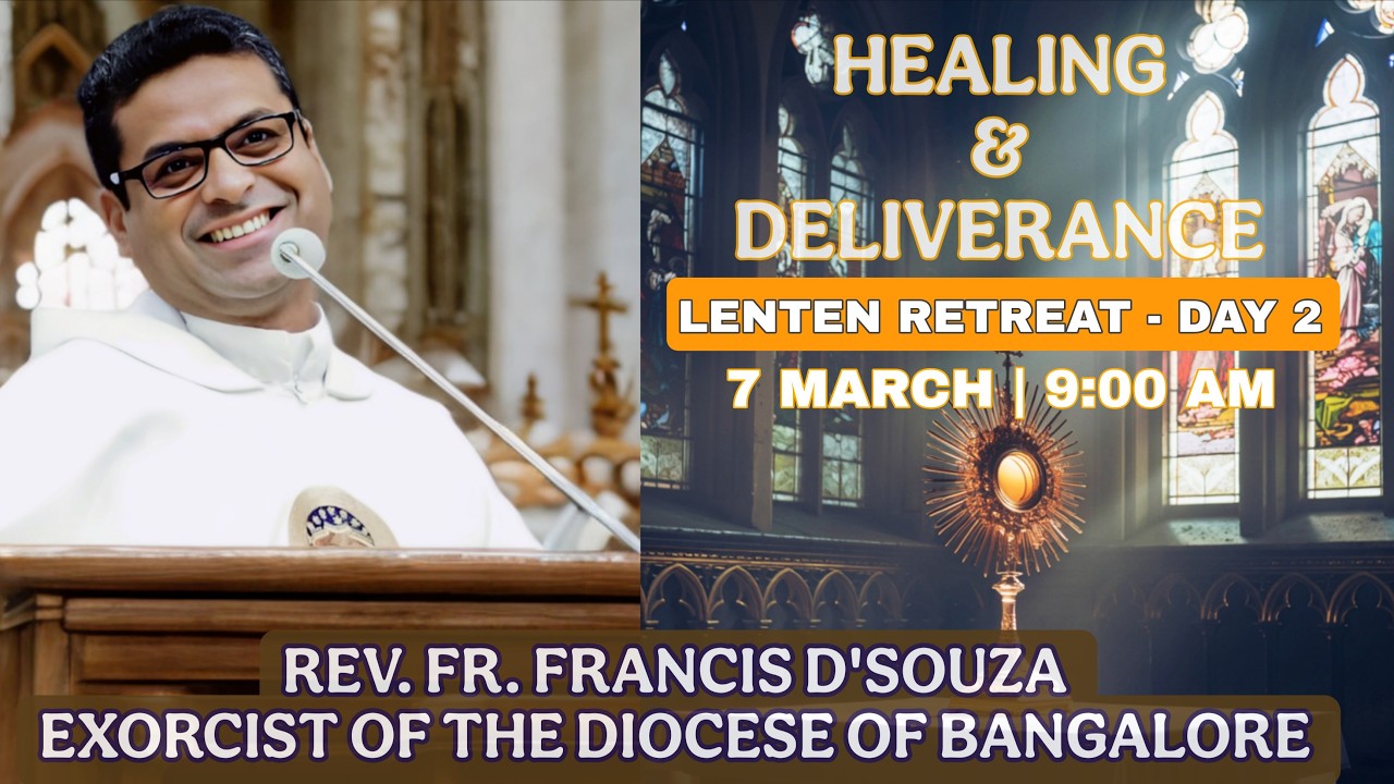 LIVE Lenten Healing & Deliverance Retreat | Day 2 | Fr. Francis D’Souza | Goa | #tfrcctv