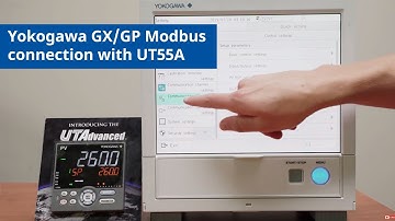 Yokogawa GX/GP Modbus connection with Yokogawa UT55A - Demo