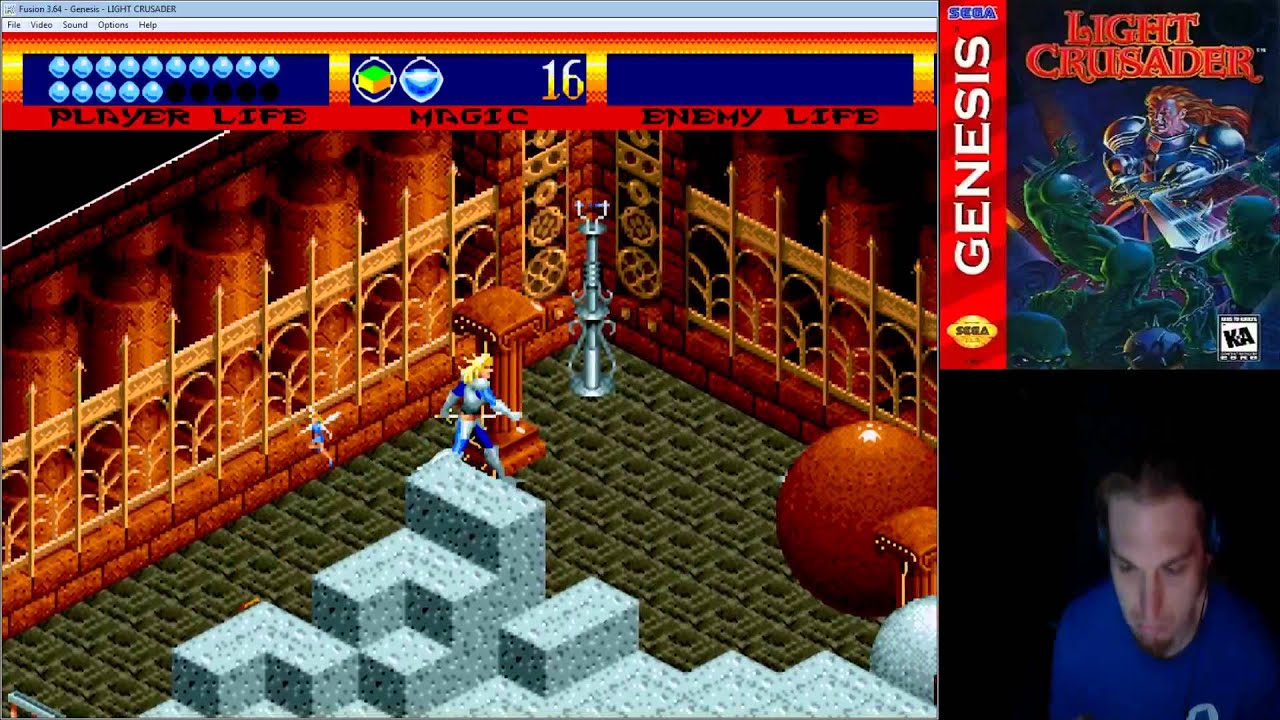 Light Crusader Sega Genesis Playthrough part 5 Kega 8350 7850 OC'd YouTube