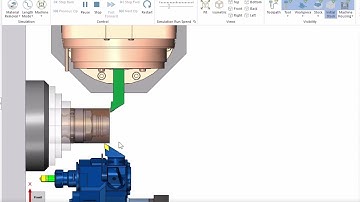 SolidCAM - Drive Unit Sharing in Channel Synchronization for Mill/Turn Machines