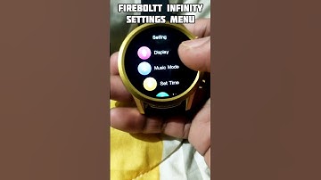 Fireboltt infinity 🔥 settings menu #fireboltt #techpokeshorts