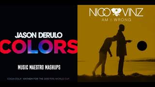 Colors/Am I Wrong? - Jason Derulo, Nico & Vinz (FIFA World Cup Mashup)