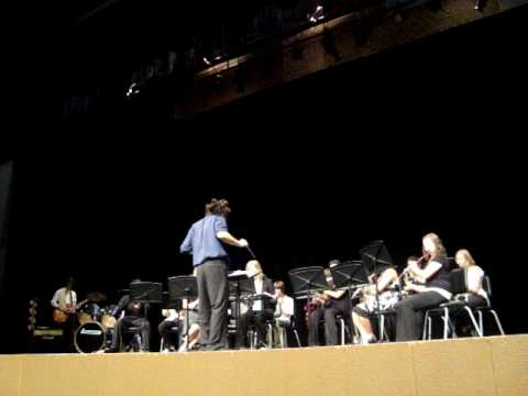 Jonny Tran conducting the EFHS Band