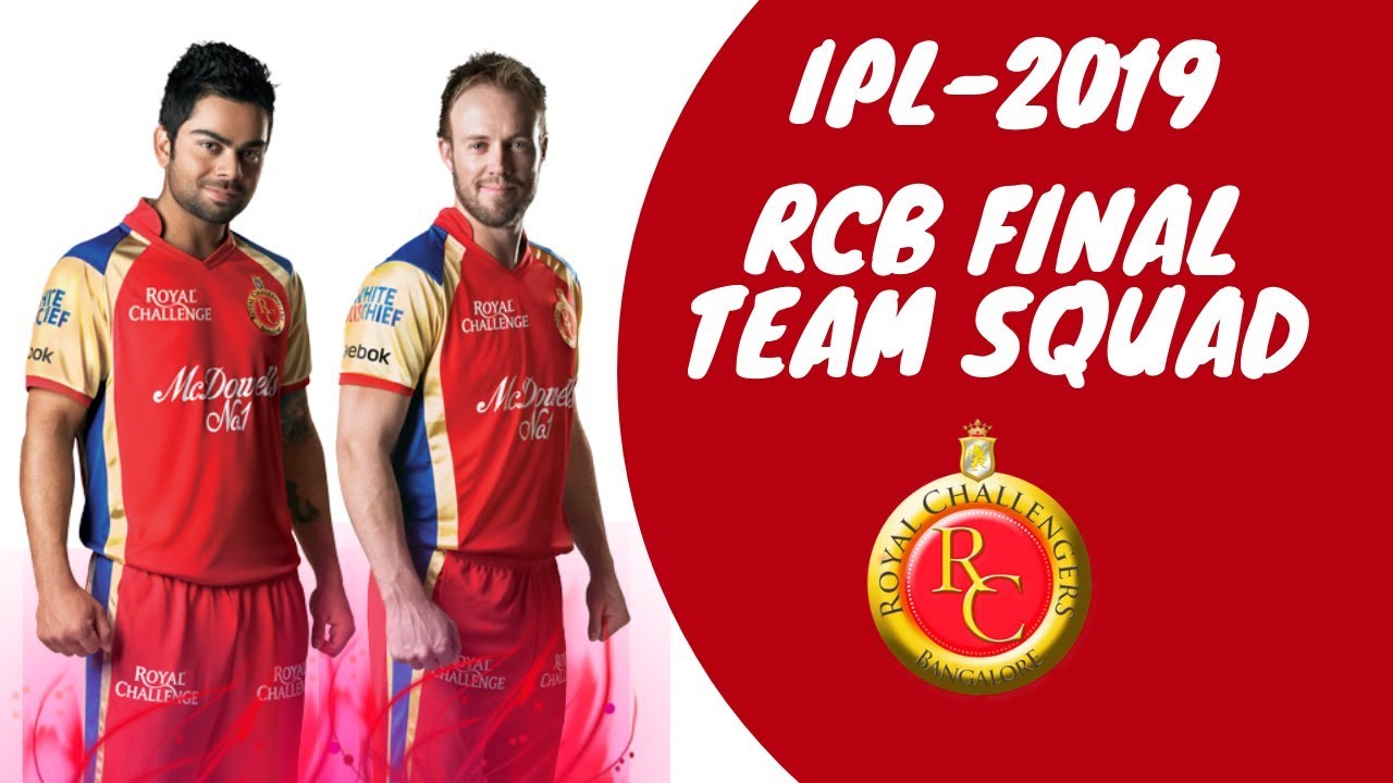 RCB FINAL TEAM SQUAD 2019| VIVO IPL 2019 PLAYER AUCTION|
