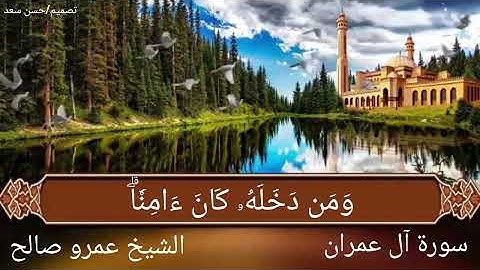 سورة آل عمران آية (٩٧:٩٦) بصوت الشيخ عمرو صالح