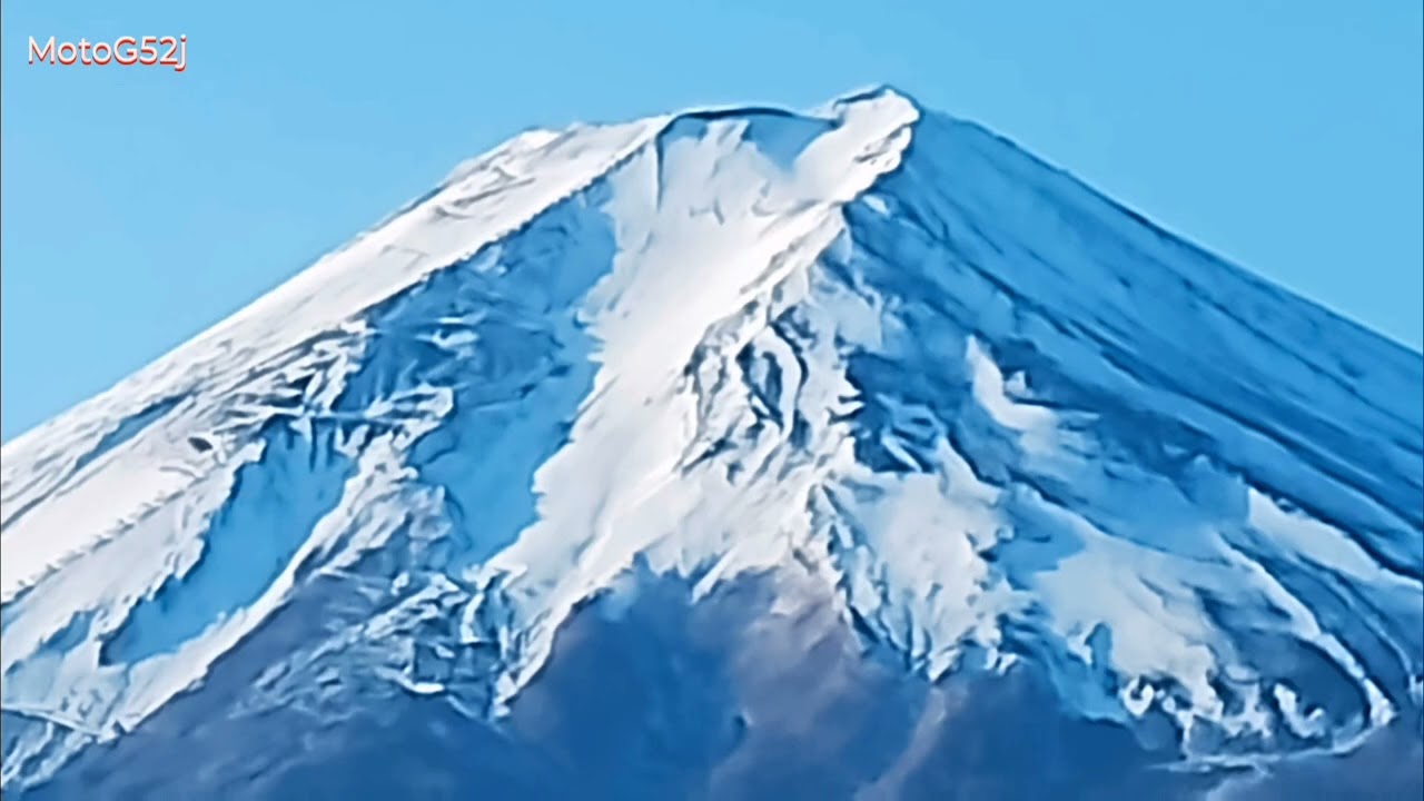 富士山駅からの富士山🗻! 2026年1月15日 08時20分 MotoG52j