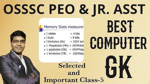 Spl. Computer GK Class- 5 I Selected GK MCQ   for  OSSSC PEO & JR.ASST EXAM 2023 @PKStudyIQ